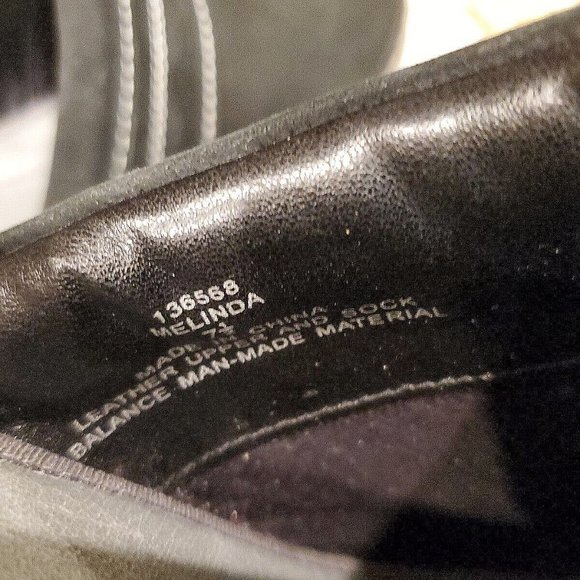 BJORNDAL 136568 Melinda Women's Black Leather Suede Slip On Mules Size 7 1/2 - Picture 6 of 6